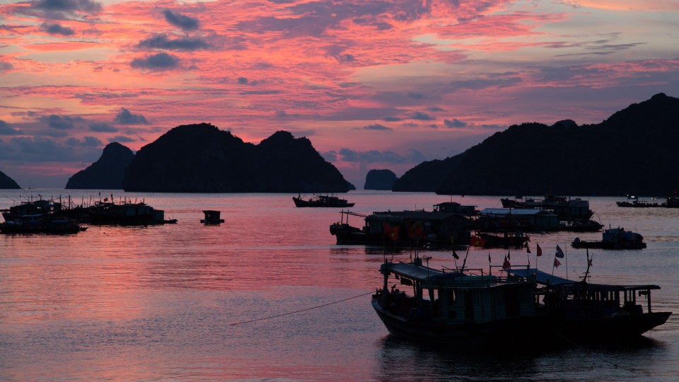 Vietnam - Sunset at CatBa Island